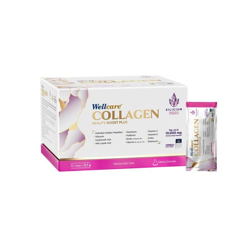 Wellcare Collagen Beauty Plus Karpuz Aromalı 30 Saşe