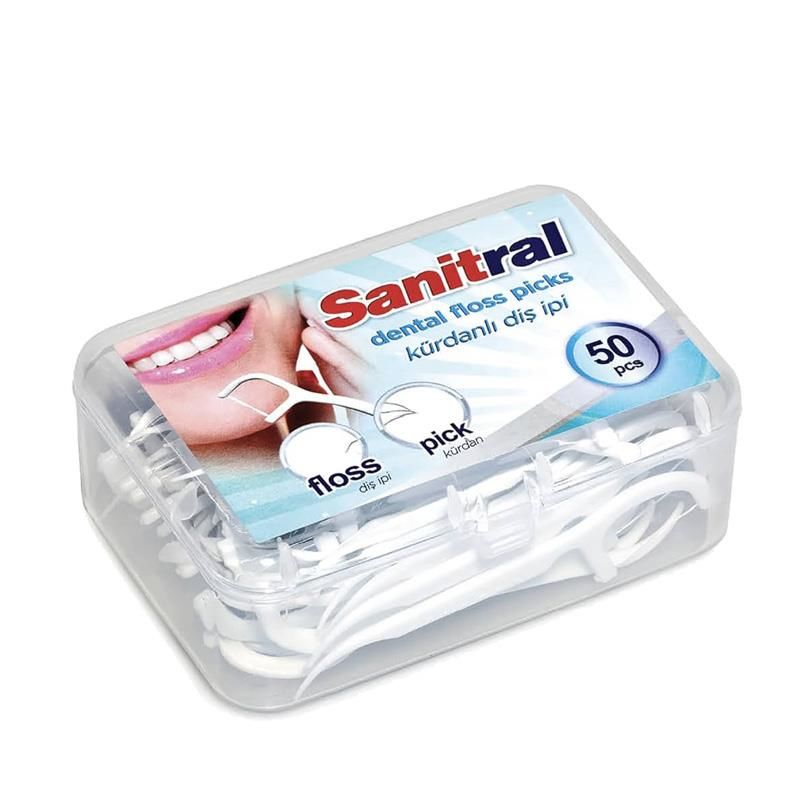 Sanitral Kürdanlı Diş İpi 50 Adet