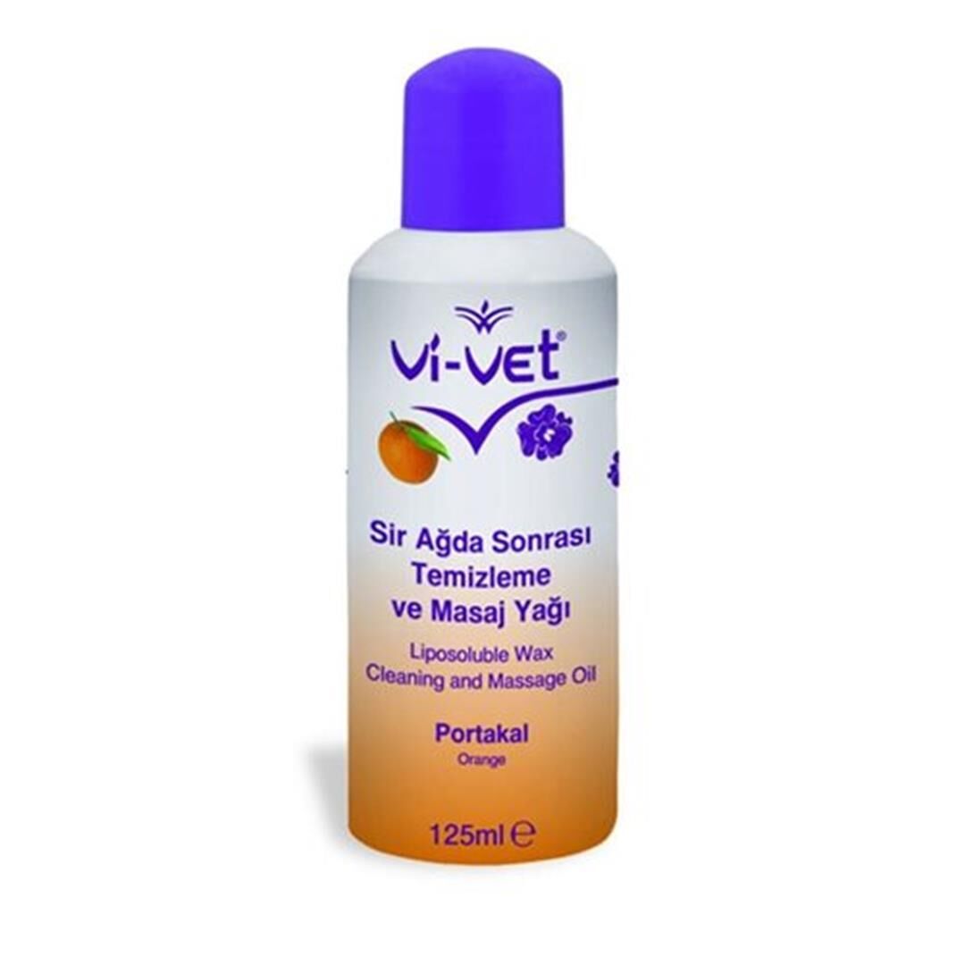 Vi-Vet Sir Ağda Temizleyici ve Masaj Yağı - Portakallı 125ml