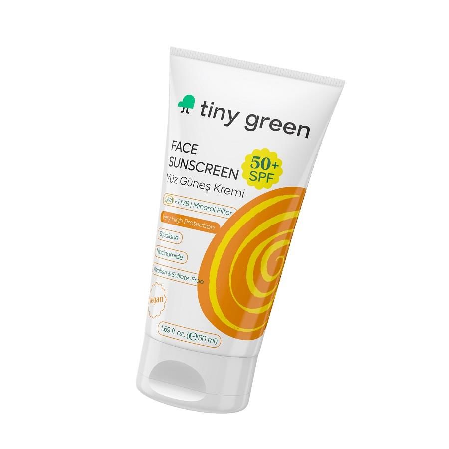 Tiny Green Yetişkin SPF50 Yüz Güneş Kremi 50ml