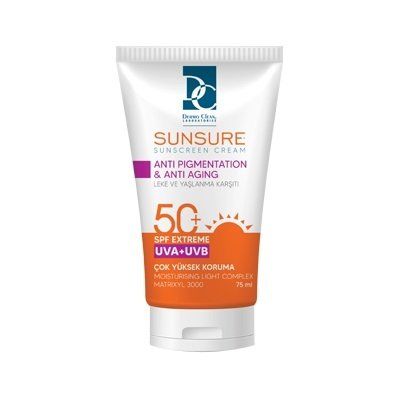 Dermo Clean Sunsure Antipigmentasyon & Anti Aging Lekeli Cilt Güneş Kremi 75 ML