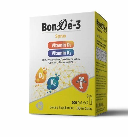 BonDe-3 Vitamin D3K2 Sprey 30ml