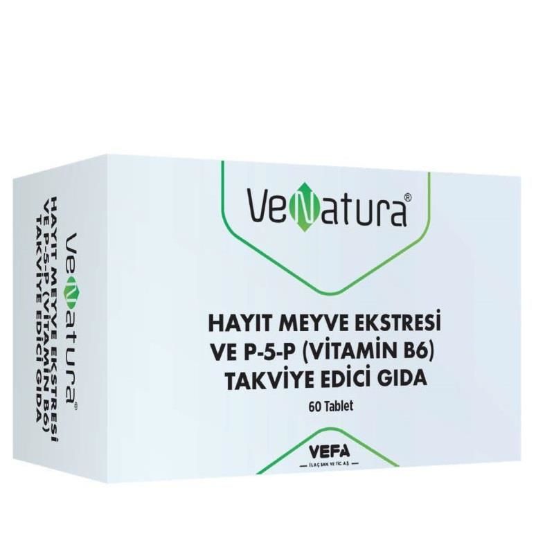 Venatura Hayıt Meyvesi Ekstresi ve P-5-P (Vitamin B6) 60 Tablet