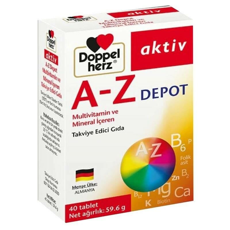 Doppelhrez Multivitamin A-Z Depot 40 Tablet
