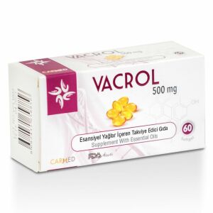Vacrol 500mg Karvakrol içeren 60 Soft Gel Kapsül