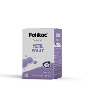Folikoc Folik Asit Metilfolat 30 Tablet