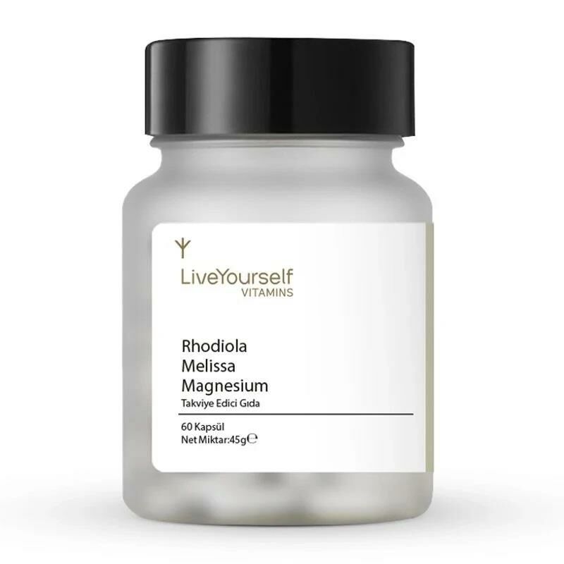 Live Yourself Vitamin Rodiola ve Melisa 60 Kapsül