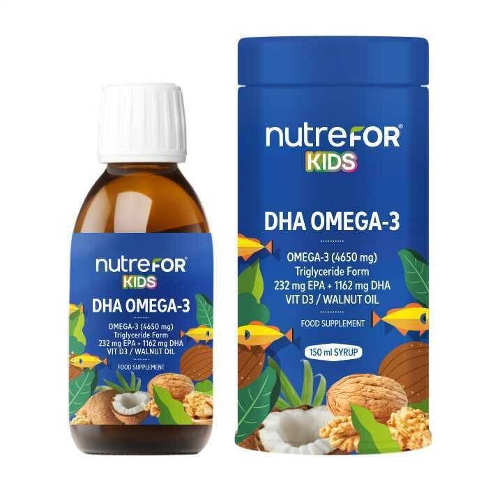 Nutrefor Kids DHA Omega-3 150ml Şurup