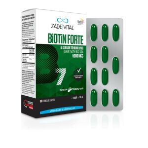 Zade Vital Biotin Forte 30 Kapsül