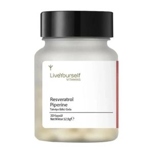 Liveyourself Resveratrol Piperine 30 Kapsül