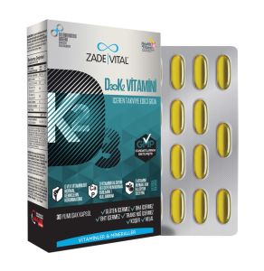 Zade Vital D3+K2 Vitamin Blister Kapsül 30