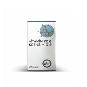 Anti Koenzim Q10 + Vitamin K2 30 Kapsül
