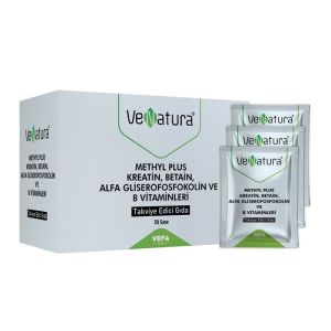 Venatura Methyl Plus Keratin, Betain, Alfa Gliserofosfokolin B Vitaminleri içerikli 30 Saşe