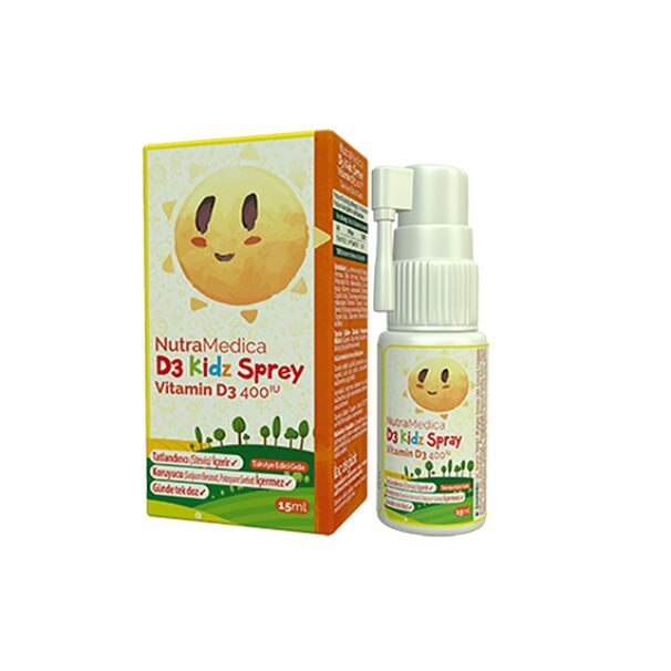 Nutramedica D3 Vitamini Kidz Sprey 400IU 15ML