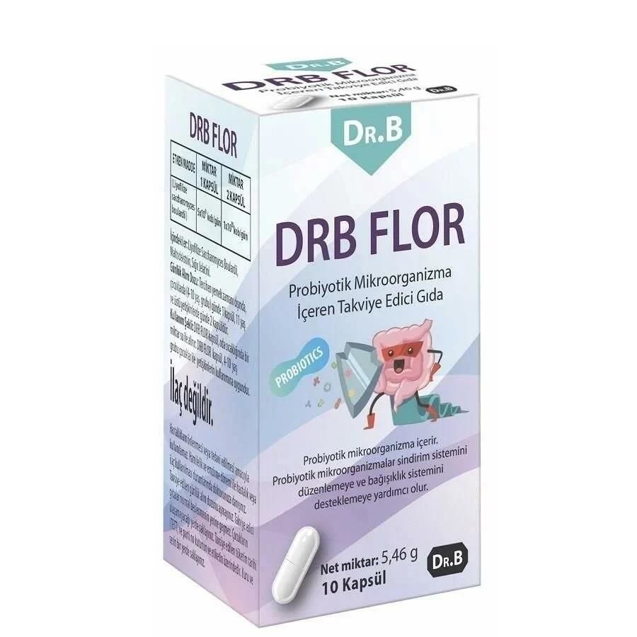 Dr.B Drb Flor Probiyotik İçeren 10 Kapsül