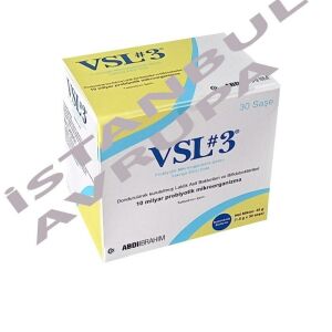 VSL3 (VSL#3) Probiyotik içerikli 30 Saşe (10 Milyar Probiyotik Mikroorganizma)