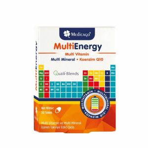 Medicago MultiEnergy Multivitamin Koenzim Q10 30 Tablet