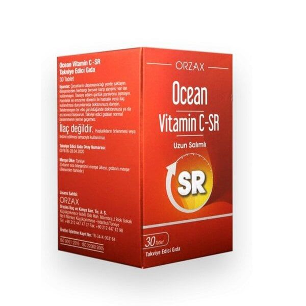 Ocean Vitamin C SR 500mg 30 Tablet