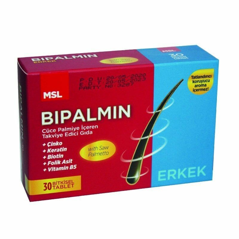 MSL Bipalmin Erkek 30 Tablet
