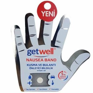 Getwell Nausea Band Kusma Ve Bulantı Karşıtı Bileklik YETİŞKİN GRI