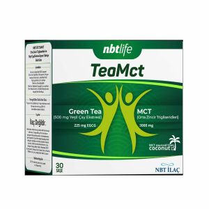 NBT Life TeaMCT Orta Zincirli Trigliserid ve Yeşil Çay içerikli 30 Saşe