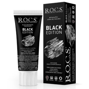 Rocs Black Edition Beyazlatıcı Siyah Diş Macunu 60ml