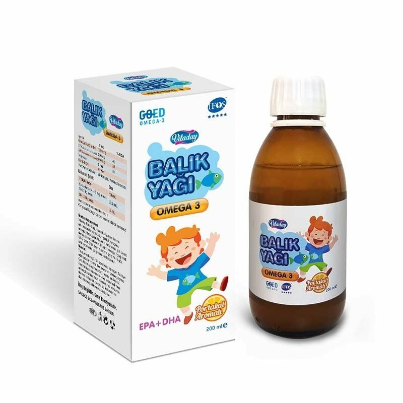 Vitaday Balık Yağı Omega 3 Şurubu 200ml