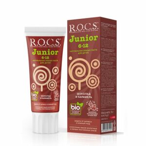 Rocs Junior 6-12 Çikolata Karamel Diş Macunu 60 ml