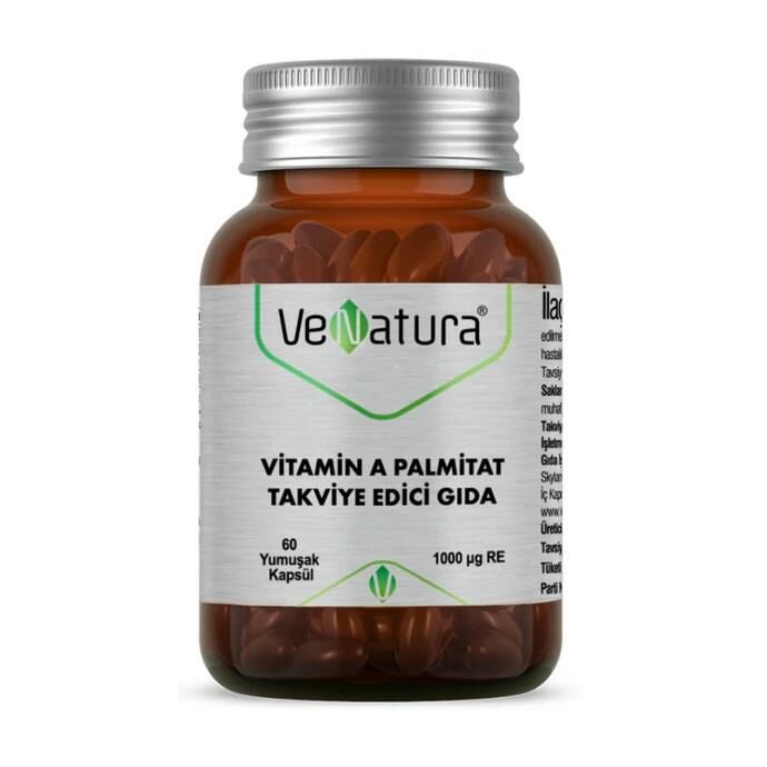 Venatura Vitamin A Palmitat 1000mcg 60 Kapsül