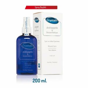 Crystalin Antiseptik Dezenfektan Solüsyon 200 ML