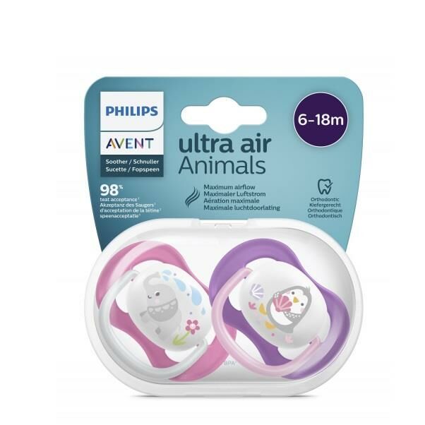 Avent 08008 Ultra Air Emzik 6-18 Ay Kız