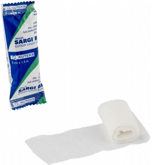 Kuteks Hidrofil Sargı Bezi 5 cm x 1,5 Metre