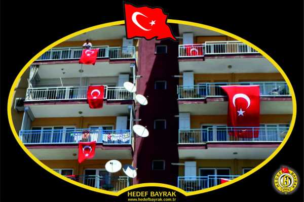 80x120 cm.Türk Bayrağı
