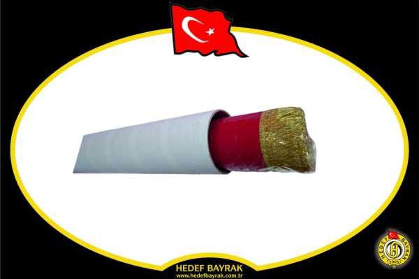 Telalı Simli 100x150 Türk Bayrağı Makam