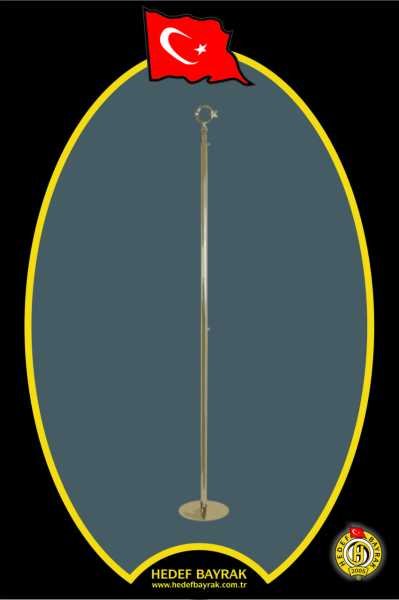 Telalı Simsiz 100x150 Sarı Takım Türk Bayrağı Makam