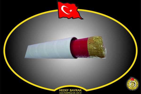 Telalı Simsiz 100x150 Sarı Takım Türk Bayrağı Makam