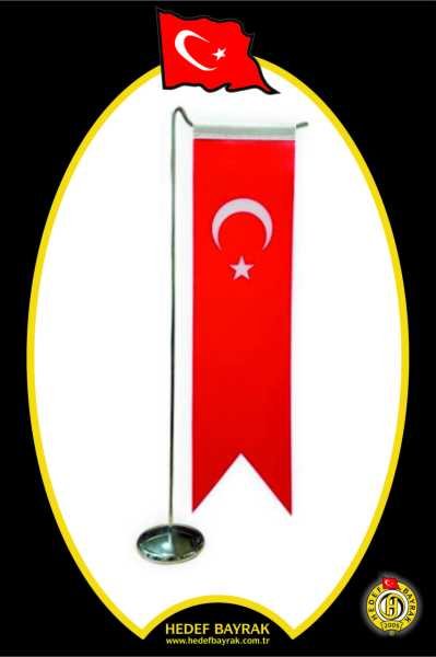 8x32 Tekli Takım Türk Masa Bayrağı