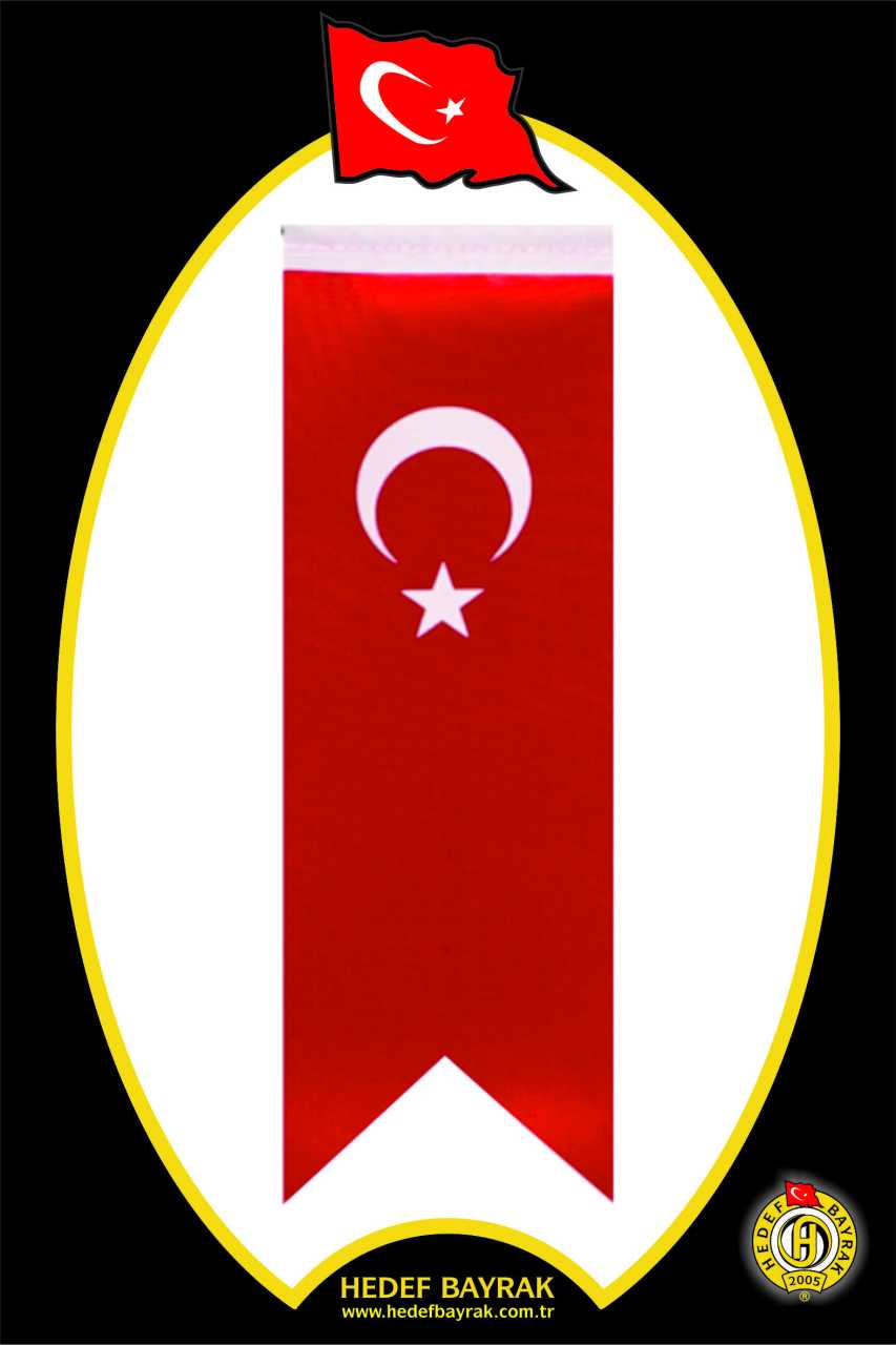 8x32 Türk Masa Bayrağı