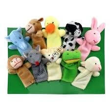 Pelüş Hayvanlar Parmak Kukla (10 lu set)