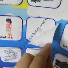 Zıt Kavramlar Pano (Cırtlı)