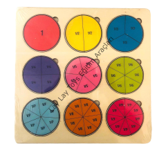 Kesirler Puzzle (33*33 cm)