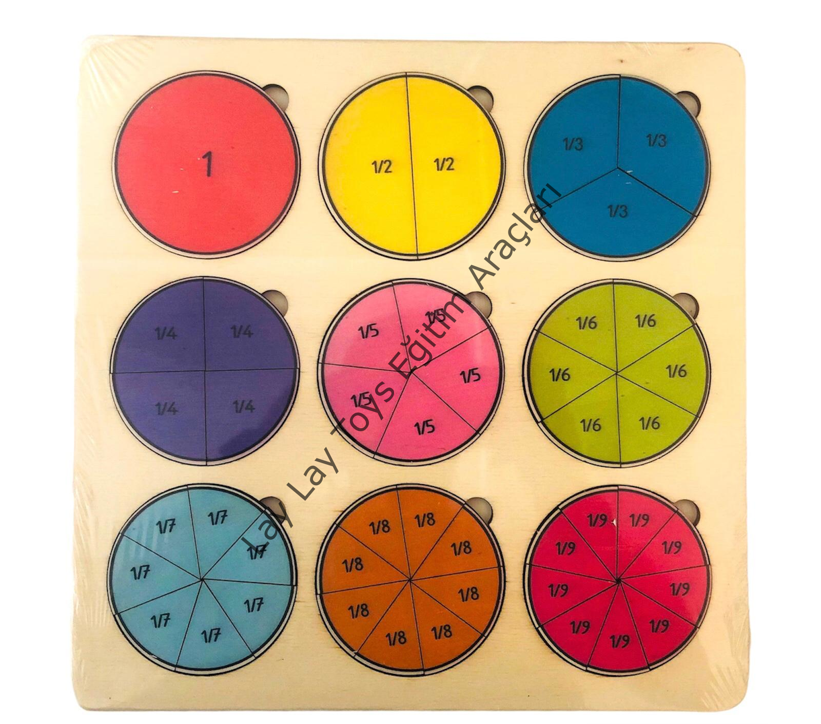 Kesirler Puzzle (33*33 cm)