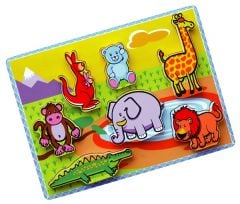 3D Vahşi Hayvanlar Puzzle