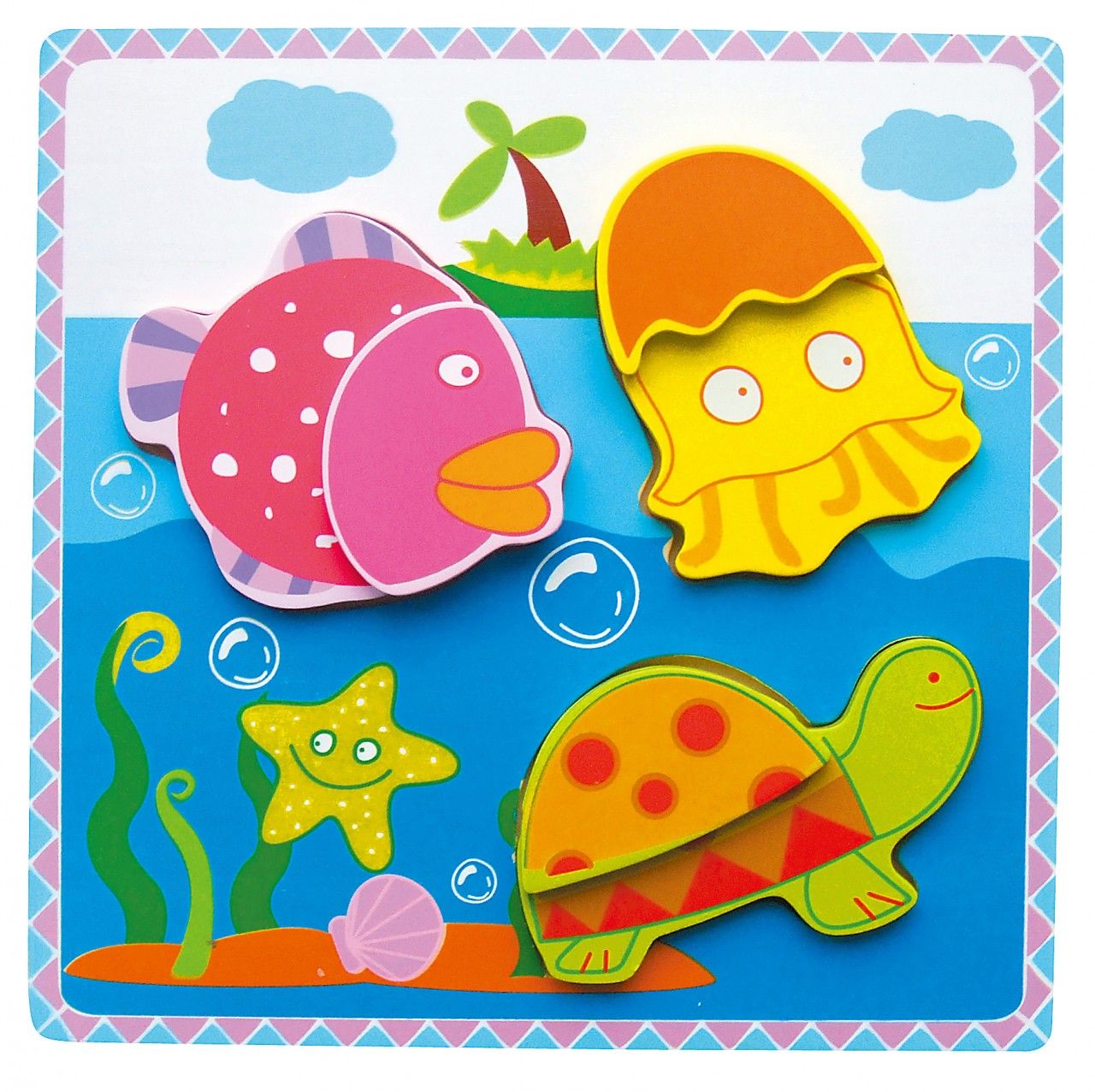 3D Mutlu Deniz Puzzle