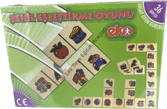 Şekil Eşleştirme Oyunu Domino