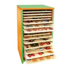 20 li Puzzle Dolabı (33*33 cm)