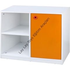 Çocuk Dolabı 1 Kapak 2 Bölmeli