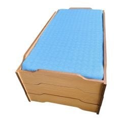 Ahşap Kampet Yatak Süngerli (NATURAL)