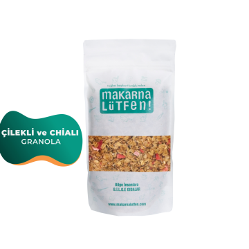 Çilekli ve Chialı Granola (250 Gram)