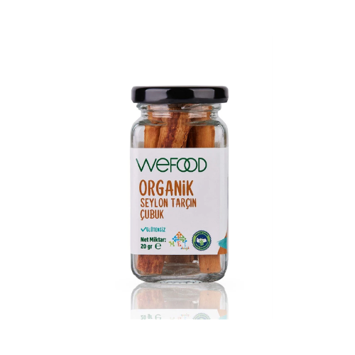 Wefood Organik Seylon Tarçın Çubuk 20 gr